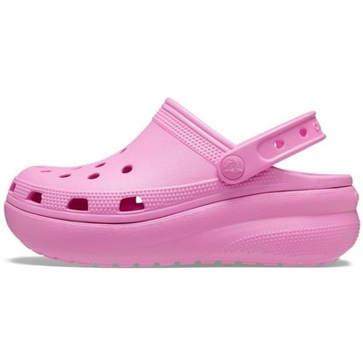 Sandália Crocs Cutie Clog Taffy Pink - Infantil - Foto 3