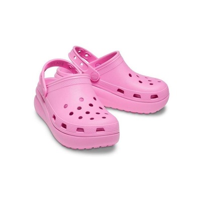 Sandália Crocs Cutie Clog Taffy Pink - Infantil - Foto 4