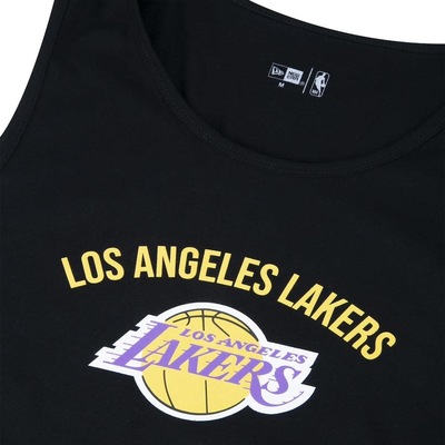 Camiseta Regata New Era Regular NBA Los Angeles Lakers Core Preta - Masculino - Foto 3