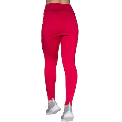Calça Legging Vekyo Suplex com Saia Tapa Bumbum - Feminina - Foto 2