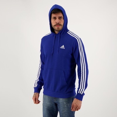 Blusão de Moletom adidas 3 Listras - Masculino - Foto 2