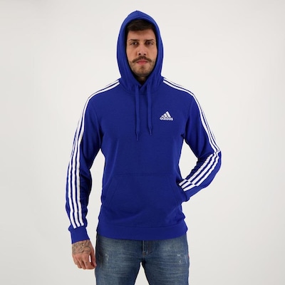 Blusão de Moletom adidas 3 Listras - Masculino - Foto 5
