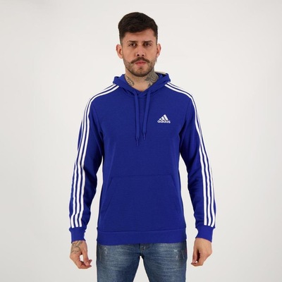 Blusão de Moletom adidas 3 Listras - Masculino - Foto 1