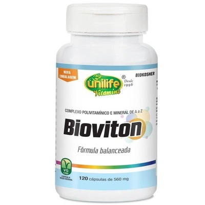 Kit de Bioviton Multivitamínico Unilife - 120 Cápsulas - 3 Unidades - Foto 2