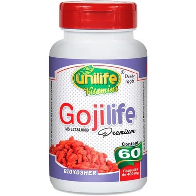 Kit Goji Berry Goji Life Unilife - 60 cápsulas - 5 unidades - Foto 2