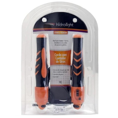 Corda de Pular Hidrolight FL06 com Contador de Giros - 280 cm - Foto 4