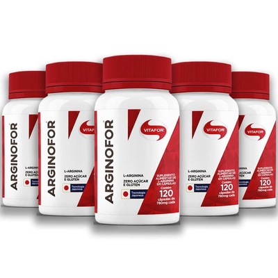 Kit de Arginofor Vitafor - 120 cápsulas - 5 unidades - Foto 1