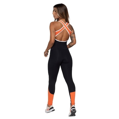 Macacão AVA Fitness Suplex com Detalhe - Feminino - Foto 3