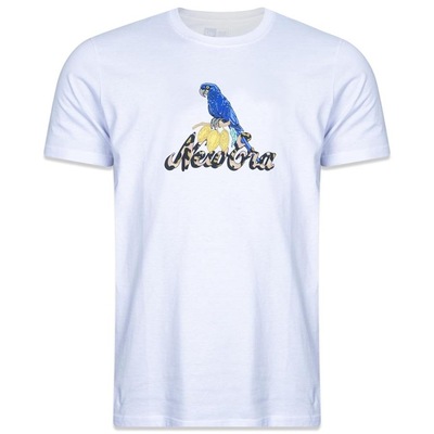 Camiseta New Era Regular Joyfull Manga Curta Branca - Masculino - Foto 1