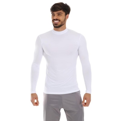 Camisa Segunda Pele Manga Longa UV Frishop Proteção Térmica - Masculina - Foto 1