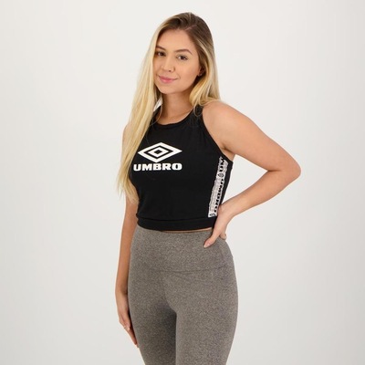 Blusa Cropped Umbro Diamond Tape - Feminina - Foto 2