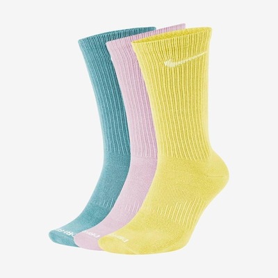 Kit de Meias Cano Alto Nike Everyday Plus Lightweight - Feminina - 3 Pares - Foto 1