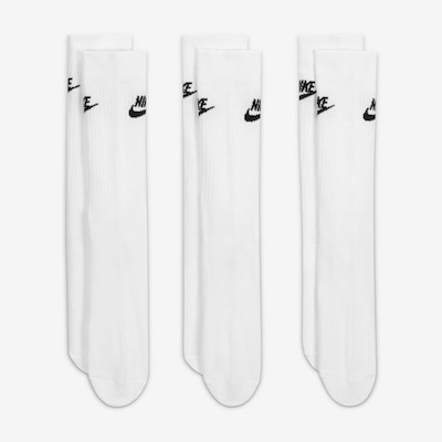 Kit de Meias Cano Alto Nike Sportswear Everyday Essential - Unissex - 3 Pares - Foto 2
