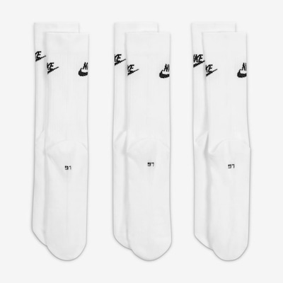 Kit de Meias Cano Alto Nike Sportswear Everyday Essential - Unissex - 3 Pares - Foto 5