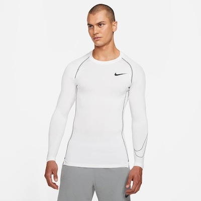 Camiseta Nike Pro Dri-FIT Manga Longa - Masculina - Foto 1