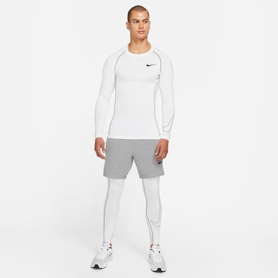 Camiseta Nike Pro Dri-FIT Manga Longa - Masculina - Foto 4