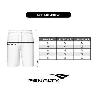 Calção Penalty X - 3 Unidades - Masculino - Foto 6