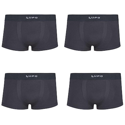 Kit Cuecas Sunga Lupo Micromodal sem Costura 4 Unidades - Adulto - Foto 1