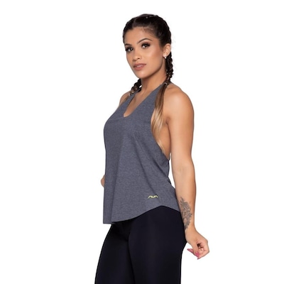 Camiseta AVA Fitness Wear Fitness Elástico Nas Costas - Feminina - Foto 2