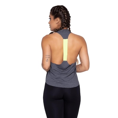 Camiseta AVA Fitness Wear Fitness Elástico Nas Costas - Feminina - Foto 3