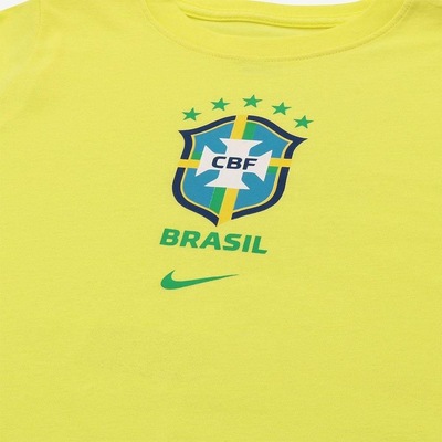 Camiseta do Brasil Nike 22 Escudo - Infantil - Foto 3