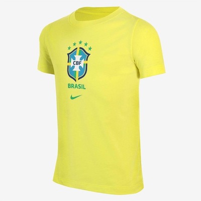 Camiseta do Brasil Nike 22 Escudo - Infantil - Foto 1