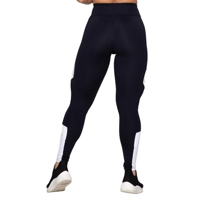 Calça Legging AVA Fitness Wear Suplex Poliamida Com Recorte Silk AVA - Feminina - Foto 2