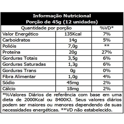 Biscoito Whey Viv Fit - Chocolate - 45g - Foto 2