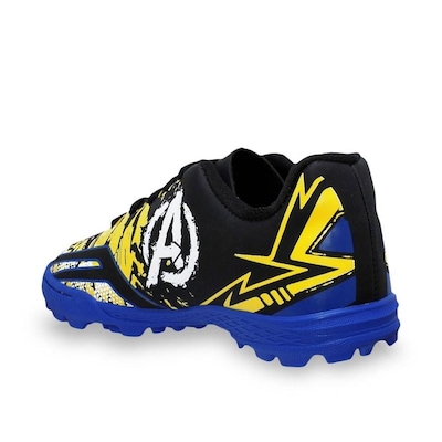 Chuteira Society Dray Marvel Vingadores - Infantil - Foto 2