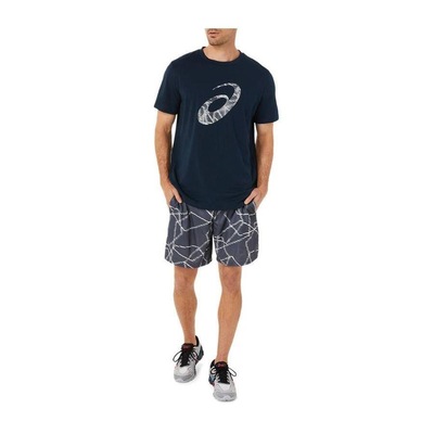 Bermuda Asics All Over Print - Masculina - Foto 6
