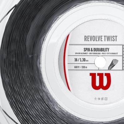 Corda para Raquete Wilson Revolve Twist 16L 1.30mm - 200 metros - Foto 2