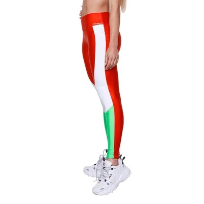 Calça Legging AVA Fitness Wear Poliamida Brilhoso Com Recorte - Feminina - Foto 2
