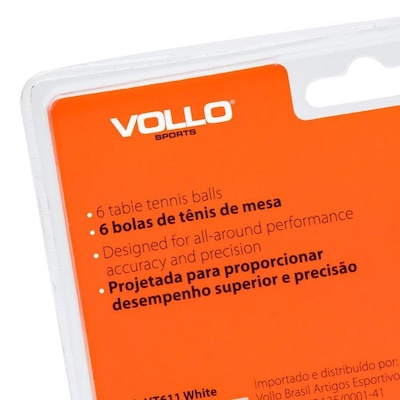 Bola de Tênis de Mesa Vollo 2 Estrelas com 6 Unidades - Foto 4