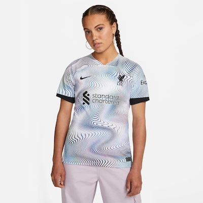 Camisa Liverpool II 2022/23 Torcedora Pro Nike - Feminina - Foto 1