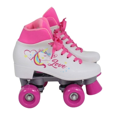 Patins Bel Quad Love Unicórnio - Infantil - Foto 3