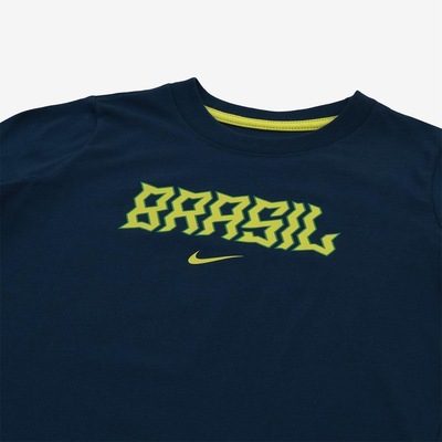 Camiseta do Brasil Nike 22 Swoosh - Infantil - Foto 3