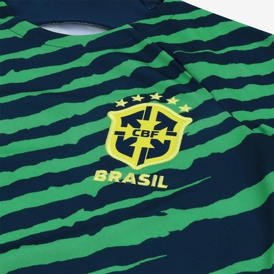 Camiseta do Brasil Nike Pré-Jogo - Infantil - Foto 3
