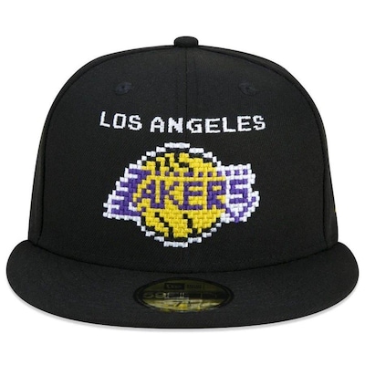 Boné Aba Reta New Era 59Fifty Nba Los Angeles Lakers Tecnologic - Fechado - Adulto - Foto 3