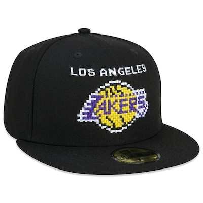 Boné Aba Reta New Era 59Fifty Nba Los Angeles Lakers Tecnologic - Fechado - Adulto - Foto 4