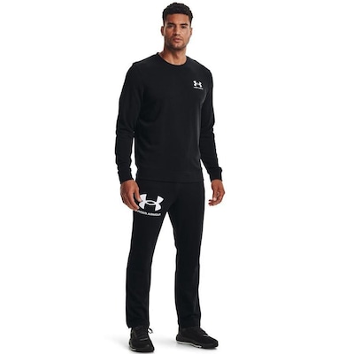 Blusão de Moletom Under Armour Rival Terry Logo Crew - Masculino - Foto 2