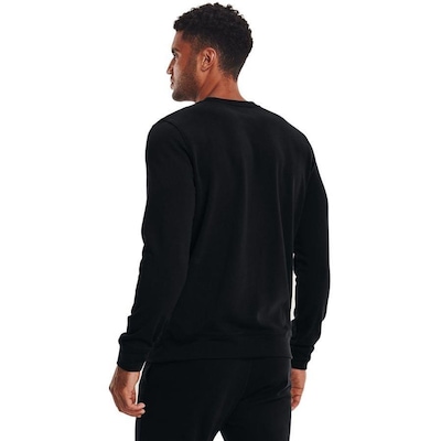 Blusão de Moletom Under Armour Rival Terry Logo Crew - Masculino - Foto 3