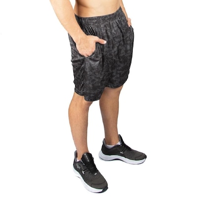 Bermuda Everlast Ever Dry Camuflada - Masculina - Foto 2