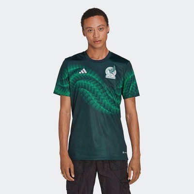 Camisa Pré-Jogo do México adidas - Masculina - Foto 3