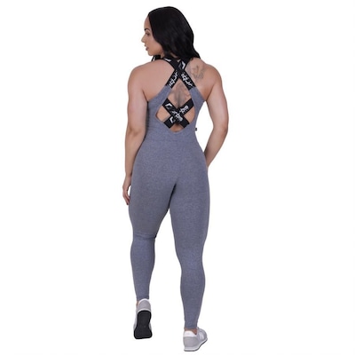 Macacão Orbis Fitness com Zíper Frontal e Elástico Personalizado - Feminino - Foto 2