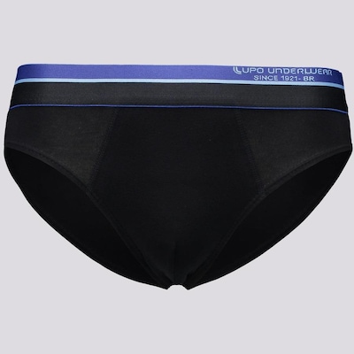 Cueca Lupo Slip Slim Cotton - Adulto - Foto 1