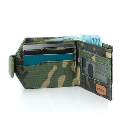 Carteira Apache Tática Slim Clip Invictus Porta Cartão - Foto 5