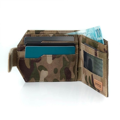 Carteira Apache Tática Slim Clip Invictus Porta Cartão - Foto 4