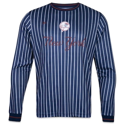 Camiseta Manga Longa New York Yankees MLB Soccer Style - Masculina - Foto 5