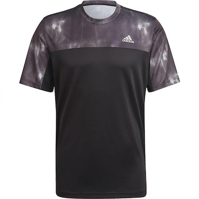 Camiseta adidas Workout AOP - Masculina - Foto 1