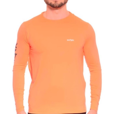 Camiseta Shark SHM22011 com Proteção UV 50+ Manga Longa - Masculina - Foto 1